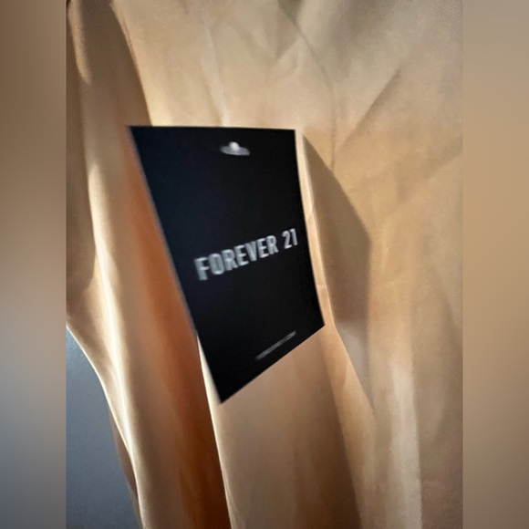 Forever 21 Gold Slip Dress - small - NWT - Picture 5 of 8